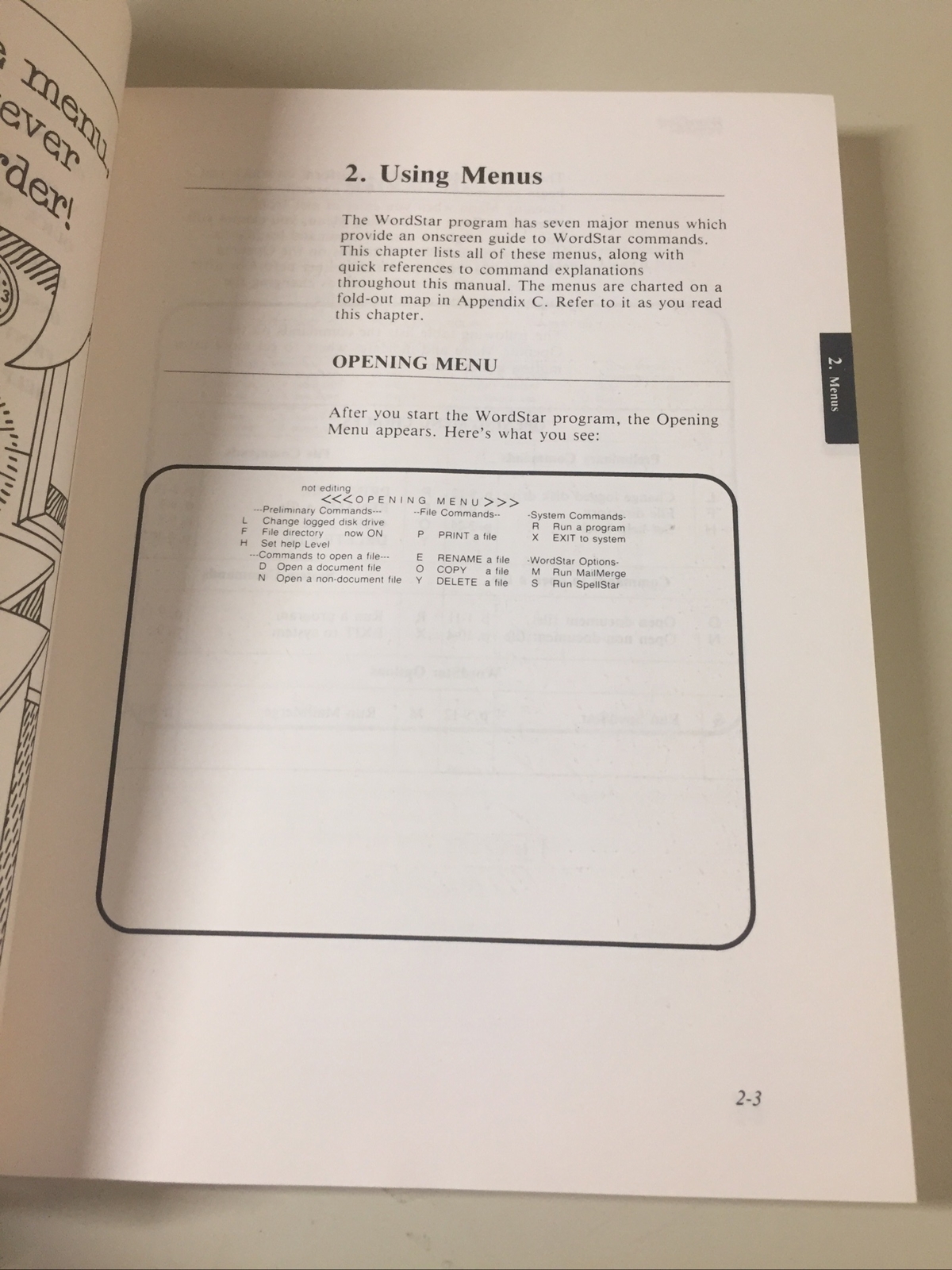 Vintage 1983 KAYPRO WORDSTAR Software Manual (NO DISK)