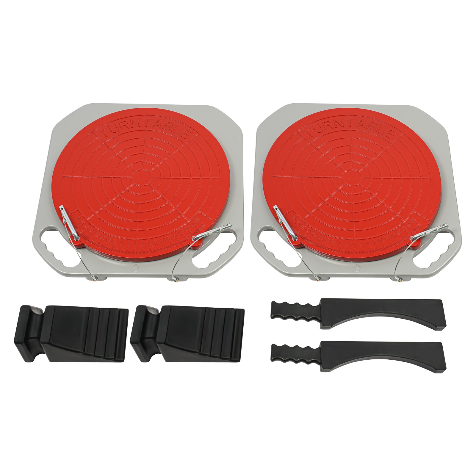 2Pcs Wheel Alignment Turn Plates Wheel Alignment Tool 360° Rotating 6613.87lbs