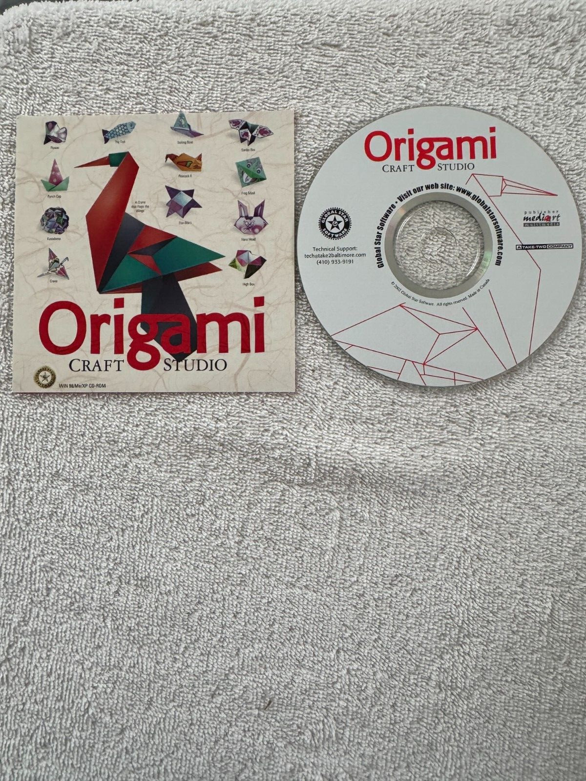 Origami Craft Studio (PC 2002) - CD ONLY WITH INSTALL BOOKLET ONLY!!!!