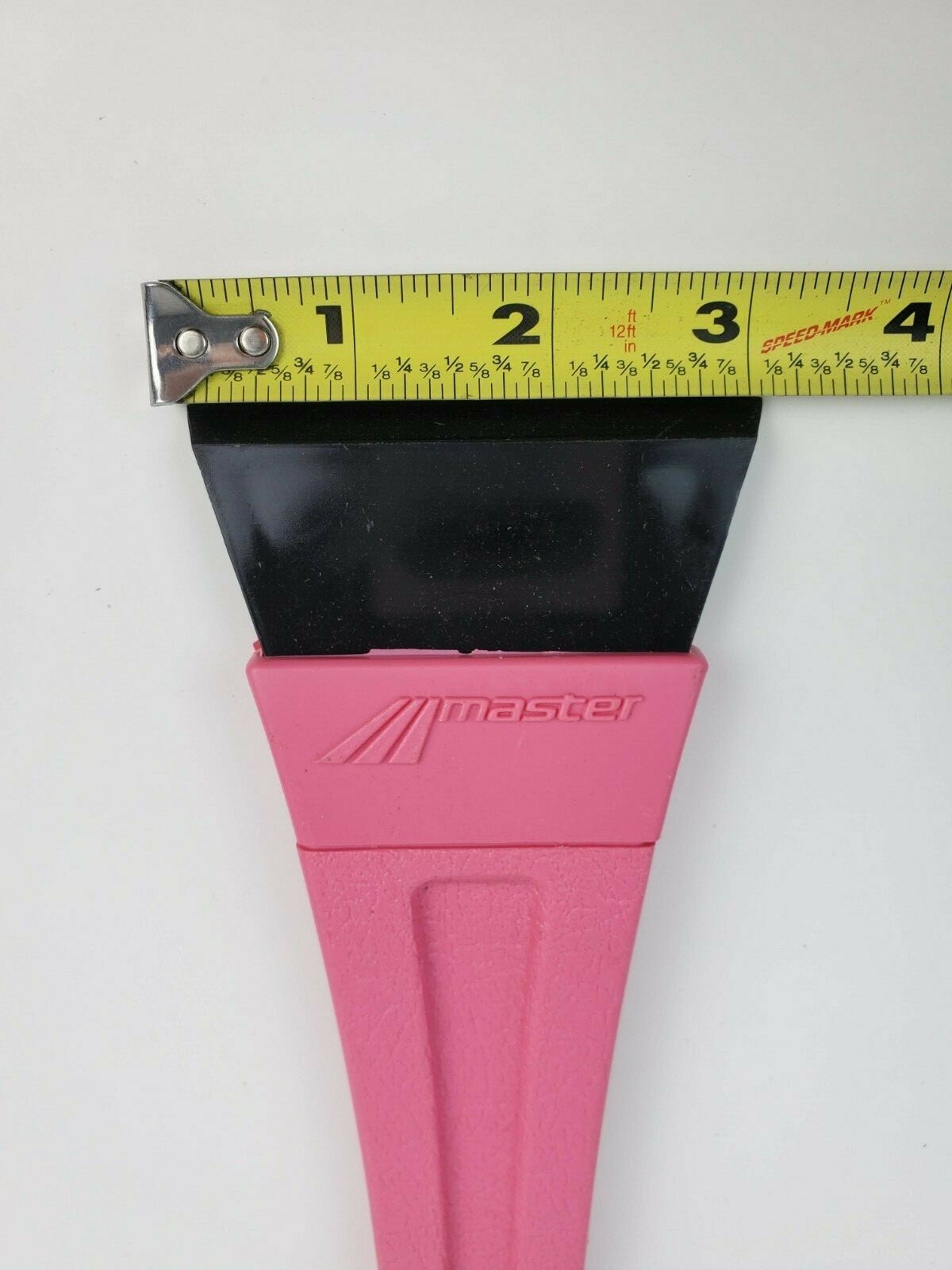 Masters 10" Ice Scraper Pink 3" blade USA Made - Fixed Blade