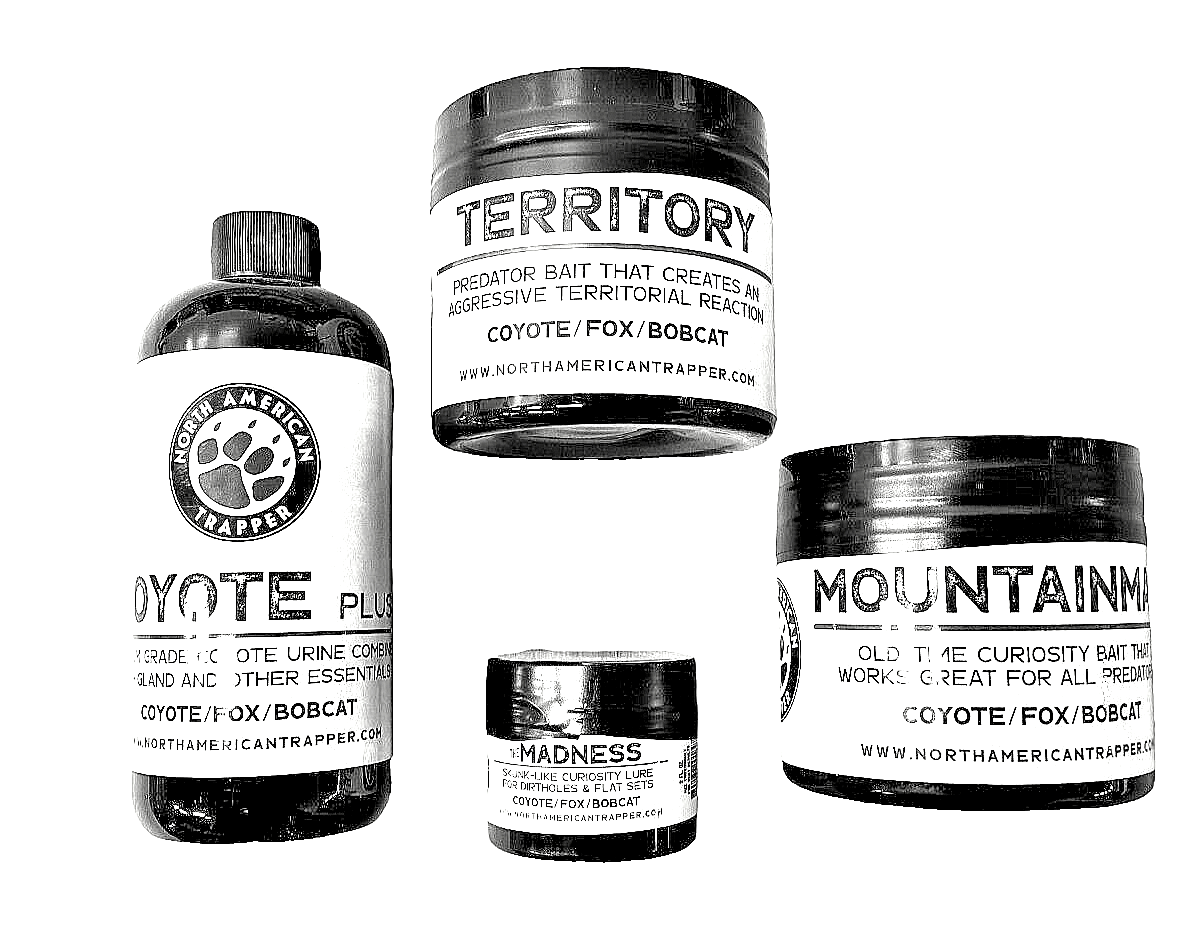 LURE/BAIT Trapping BUNDLE ~ COYOTE / FOX / BOBCAT ~ North American Trapper