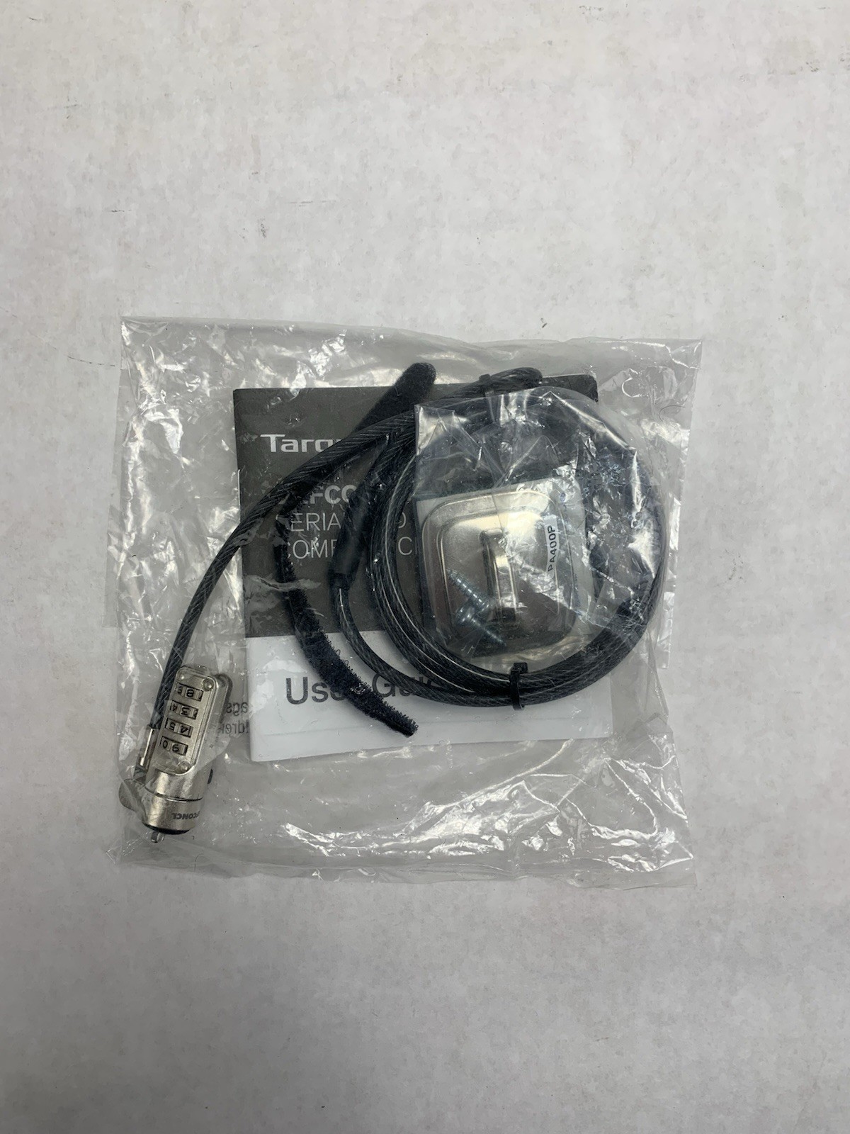 Targus DEFCON MINI 60 ASP66GLX-S Combo Cable Lock