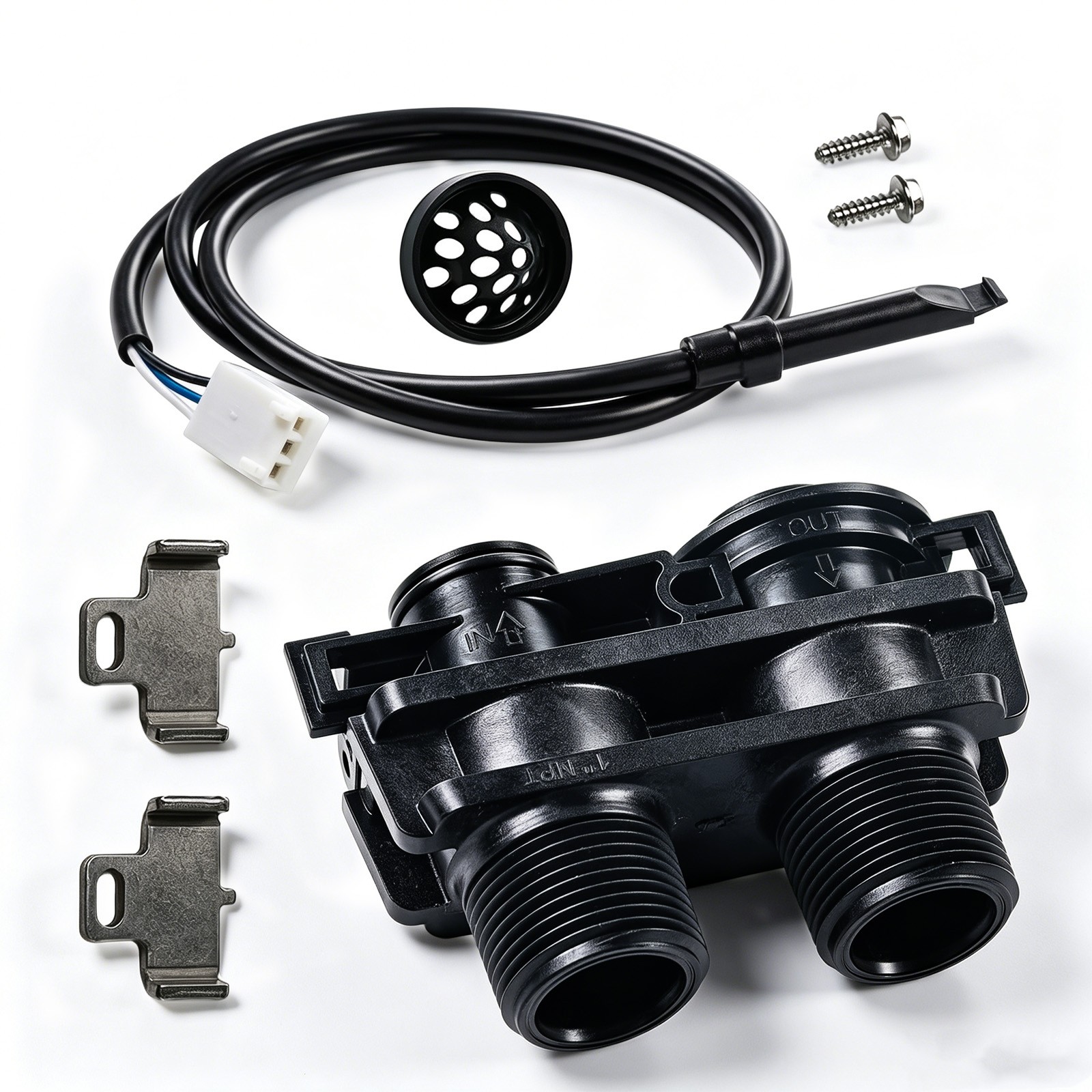 For Pentair Fleck 60626 Water Softener High Flow Turbine Meter Replacement