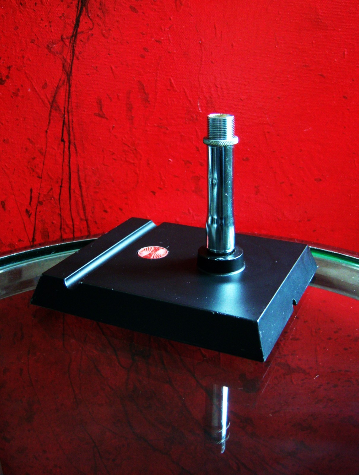 Vintage 1970's Atlas DS-2 microphone desk stand old DS-5 DS-7 DS-10 Shure # 8