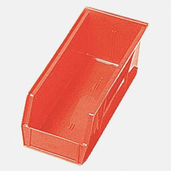 Quantum Storage Systems Qsb108rd Shelf Storage Bin, Polypropylene, Red, 4 In H,