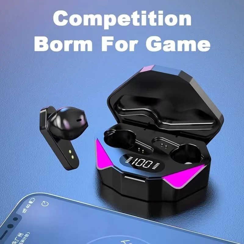 TWS Bluetooth Earbuds Waterproof Bluetooth 5.1 Headset Noise Cancelling Wireless