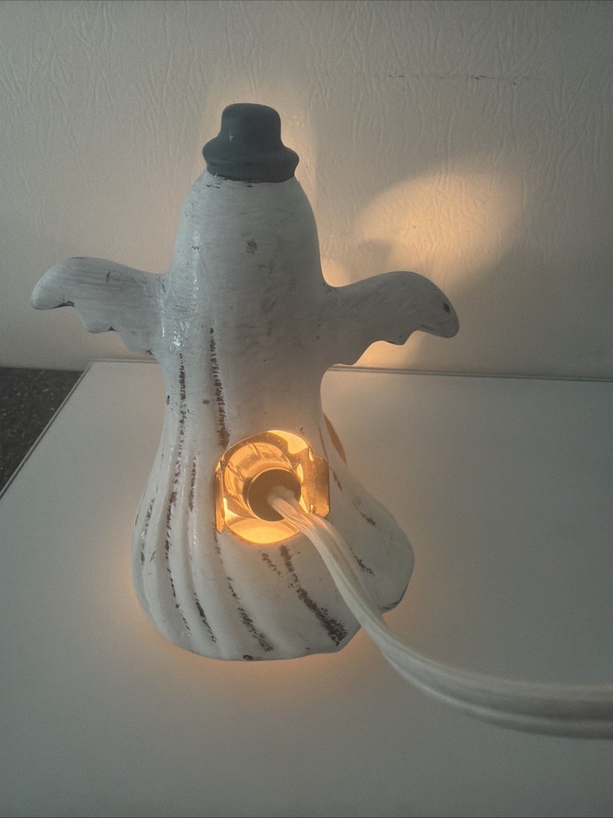 Ghost Pumpkin Light Vintage corded
