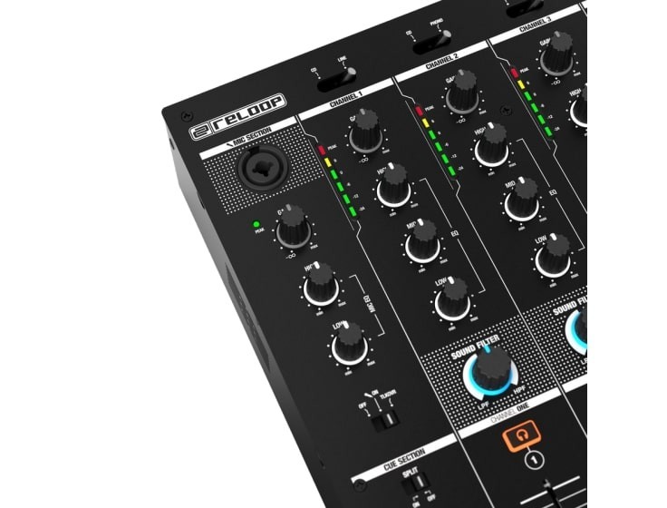 Reloop RMX-44 BT DJ Mixer (4-Channel Bluetooth)