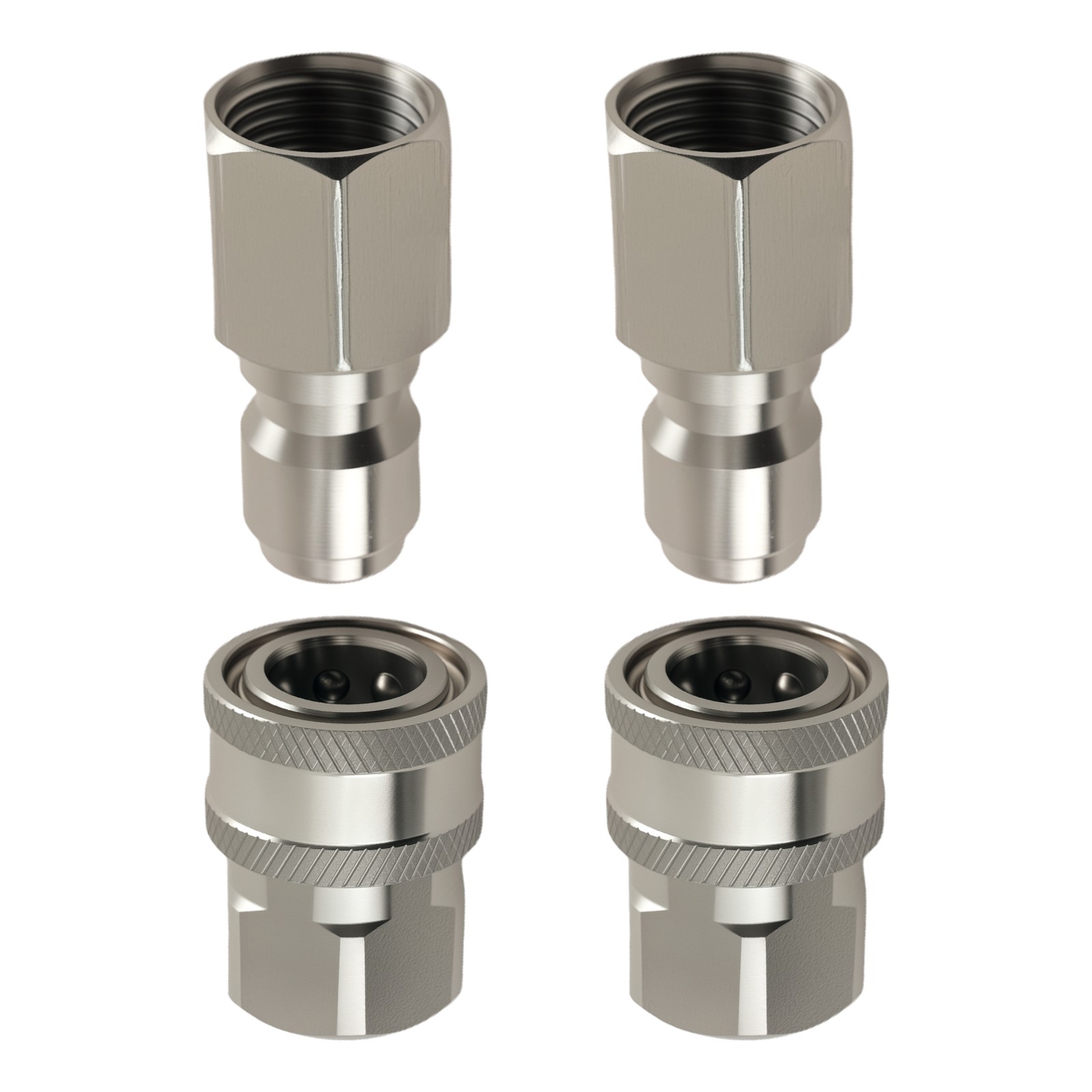 3/8" NPT Female Quick Connect Adapter for Pressure Washer Pump Stainless 5000PSI
