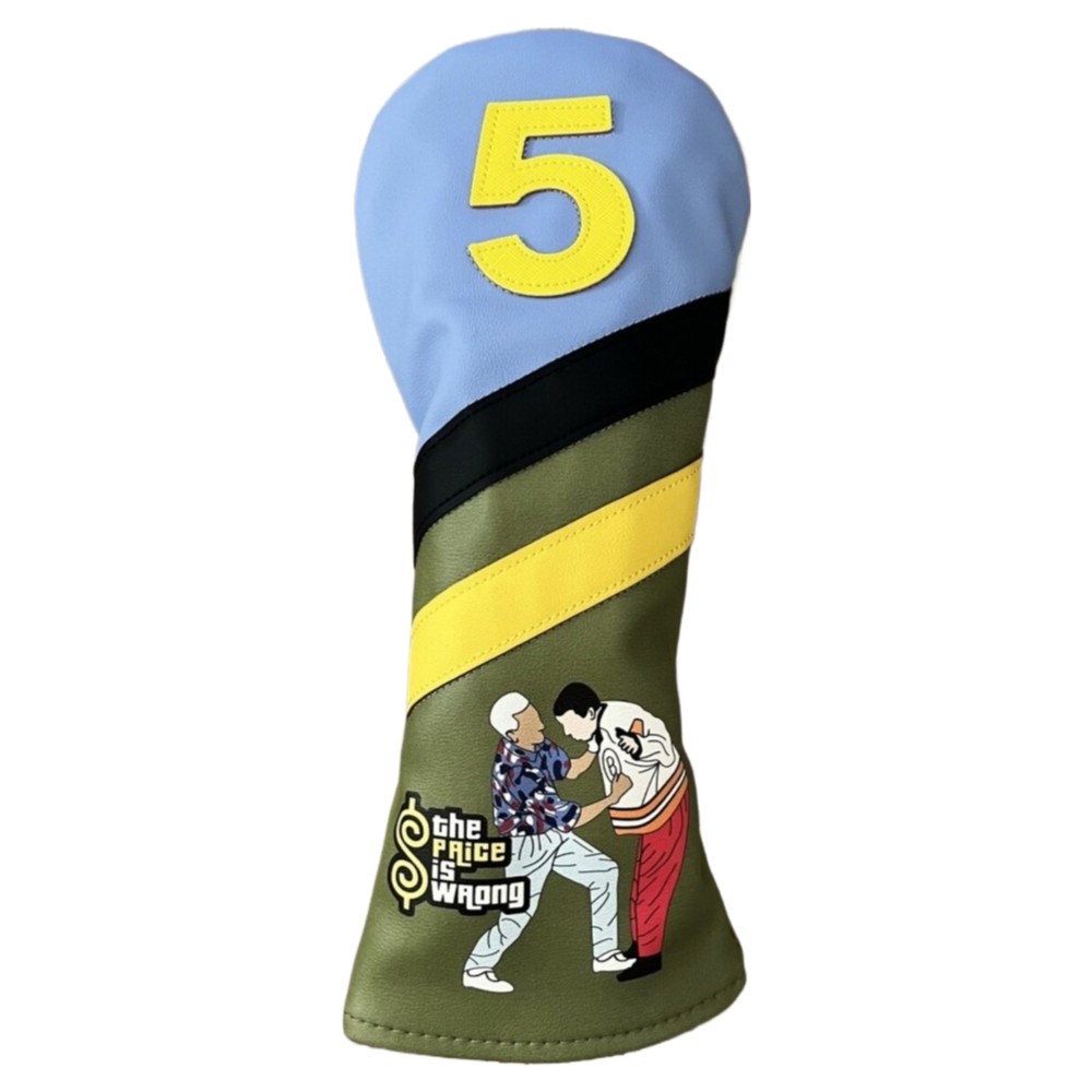 Funny 5 Wood Headcover Fairway Cover PU Leather Golf Club Head Cover for Fairway