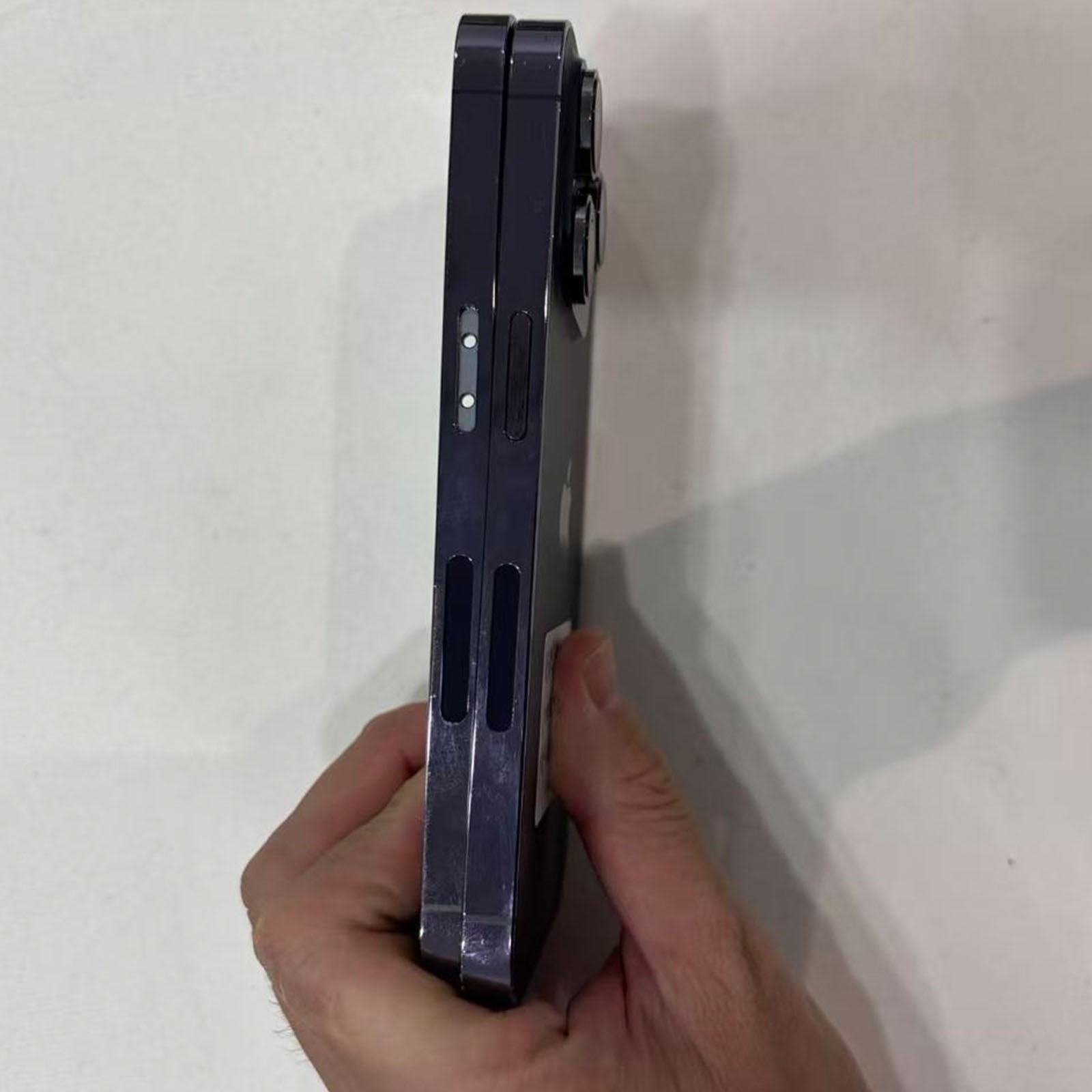 iPhone 14 Pro Rear Housing Mid Frame Assembly Purple Pulled Replacement A Grade