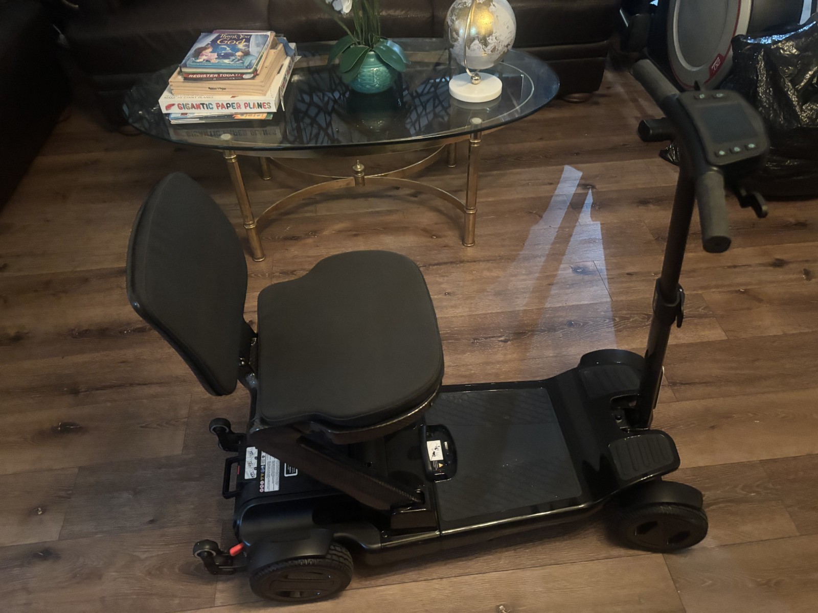 GoGo Carbon Folding Mobility Scooter  + Plus Pride Super Travel Bag Bundle
