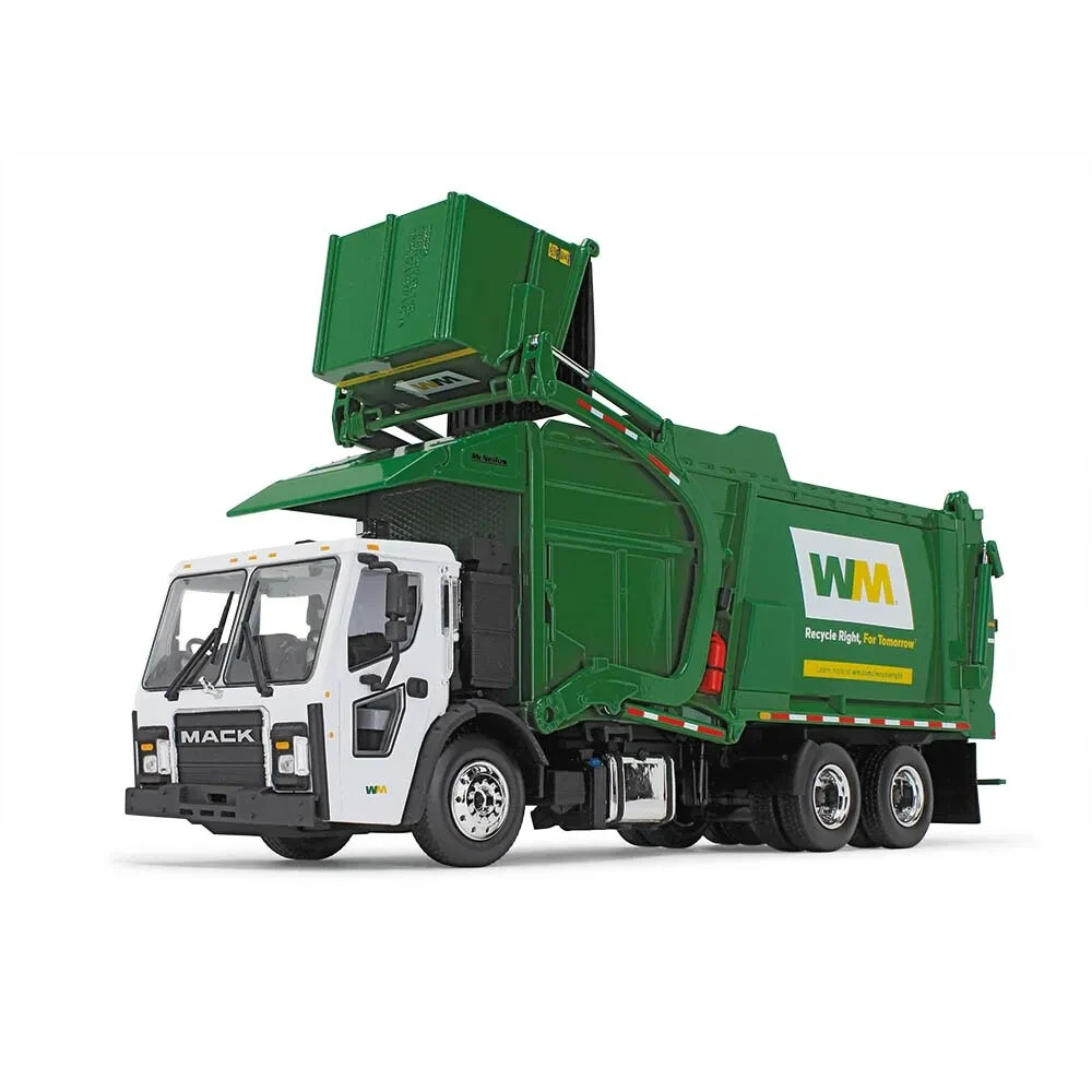 2023 First Gear 1:34 WASTE MANAGEMENT Mack LR McNeilus® Meridian Front Loader