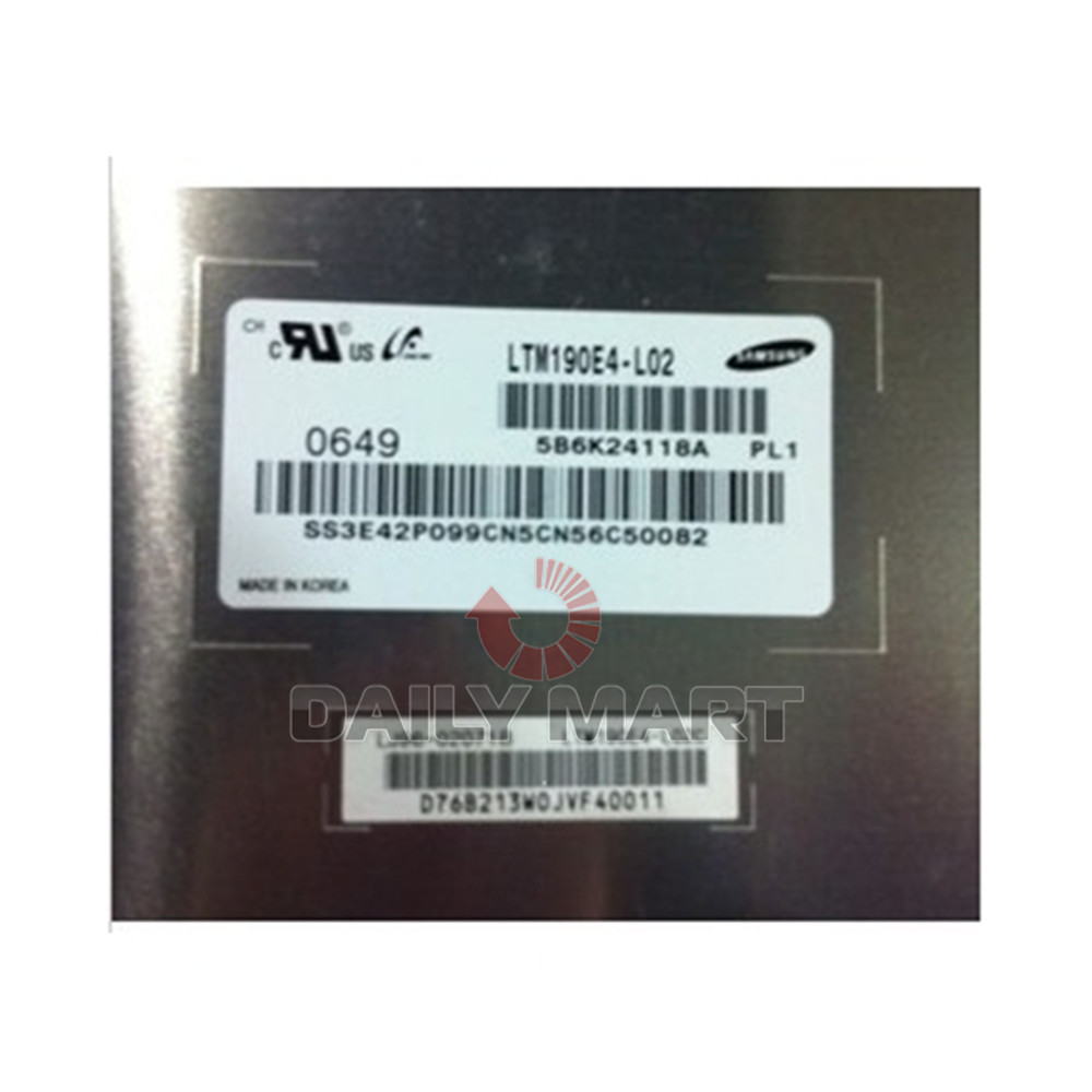 New In Box SAMSUNG LTM190E4-L02 19" TFT Panel LCD Screen Display