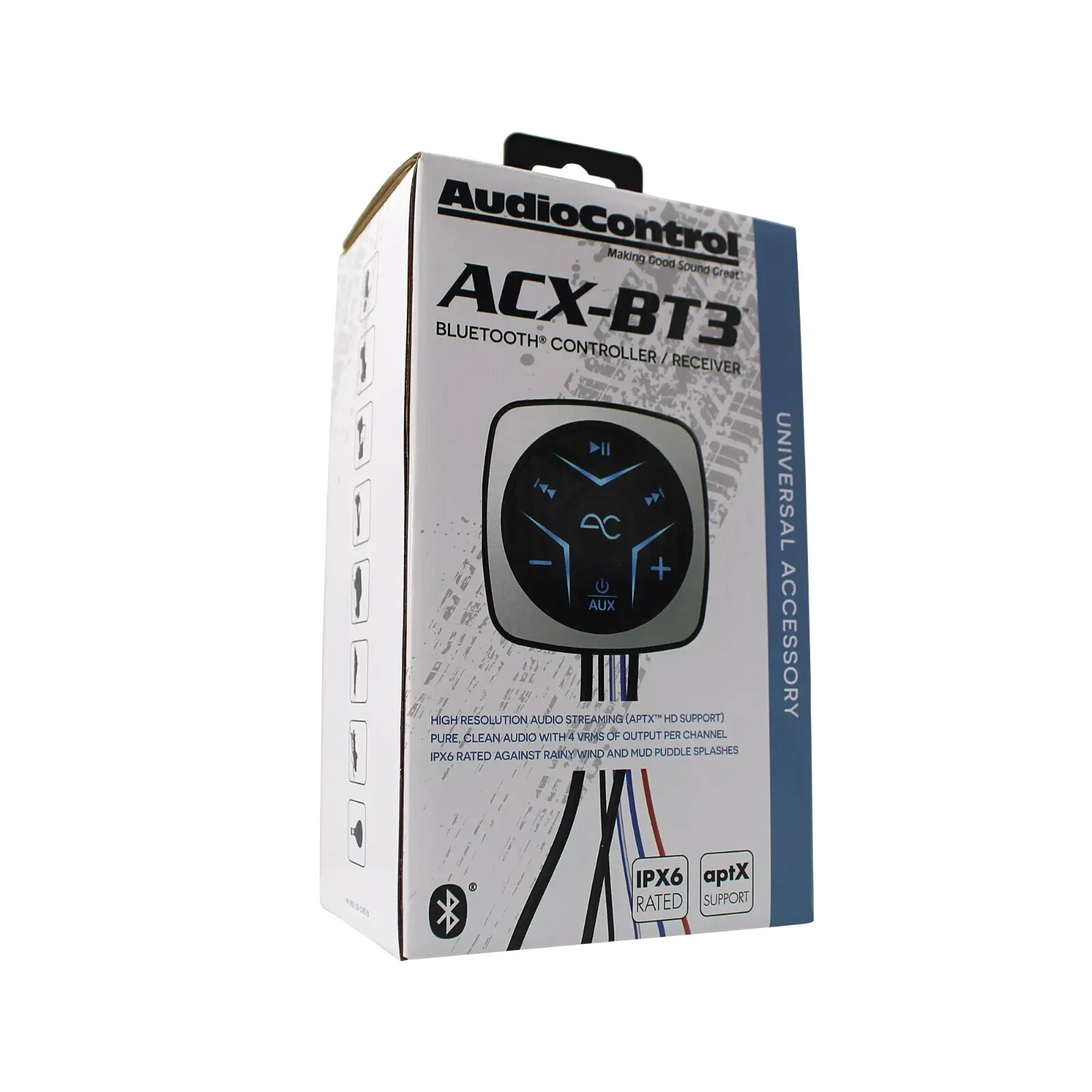 AudioControl ACX-BT3 Bluetooth Streamer All Weather 3-Zone Controller & HD Audio