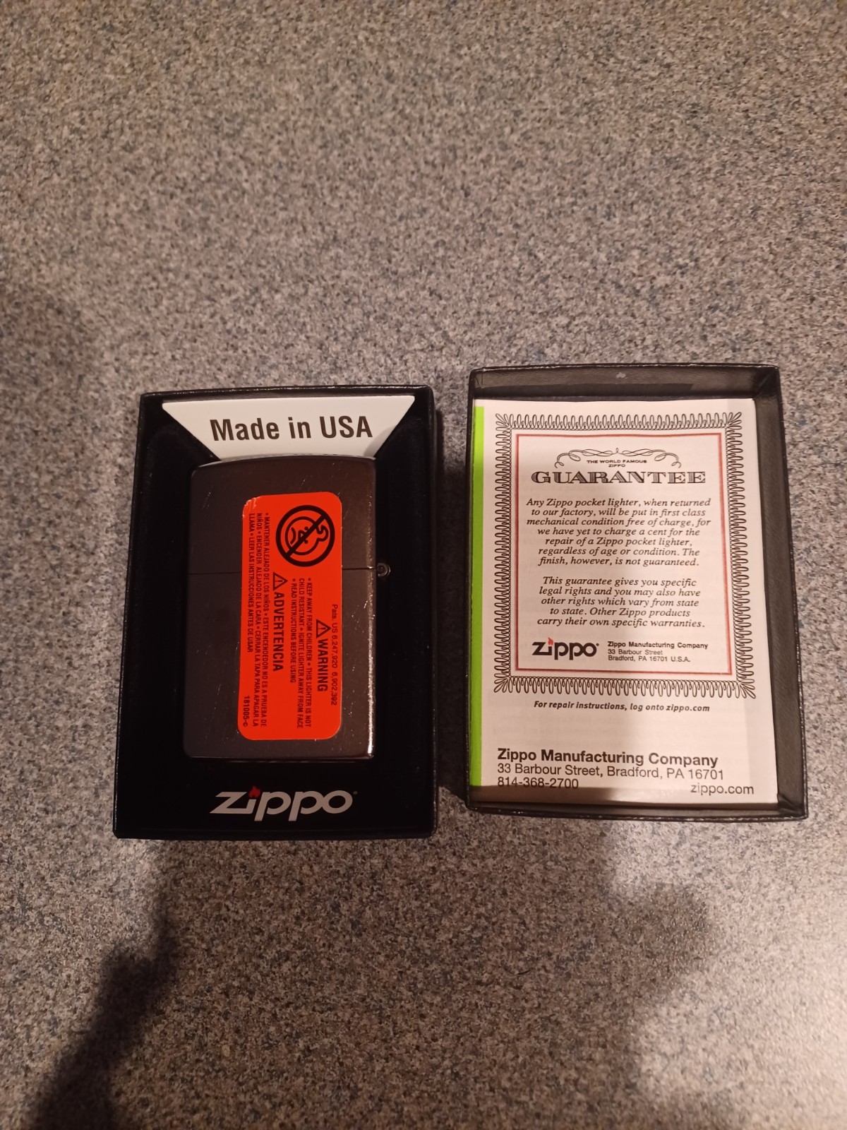 Zippo Windproof Street Chrome Lighter, # 207, New In Box With Tags