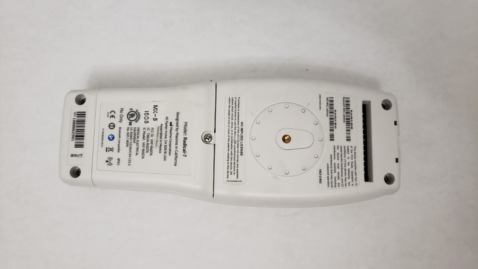 Masimo Radical 7 Pulse Oximeter VKF-RAD7A Unit D