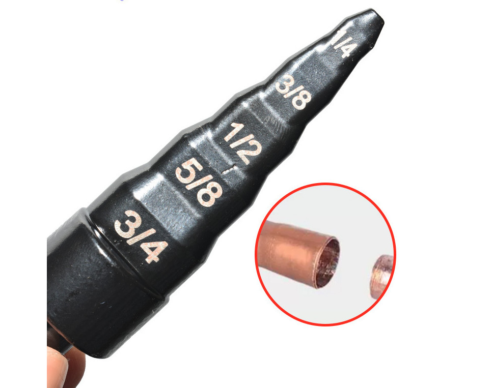 5-in-1 HVAC Swing Tool Copper Manual Pipe Extender Drill Bit New.
