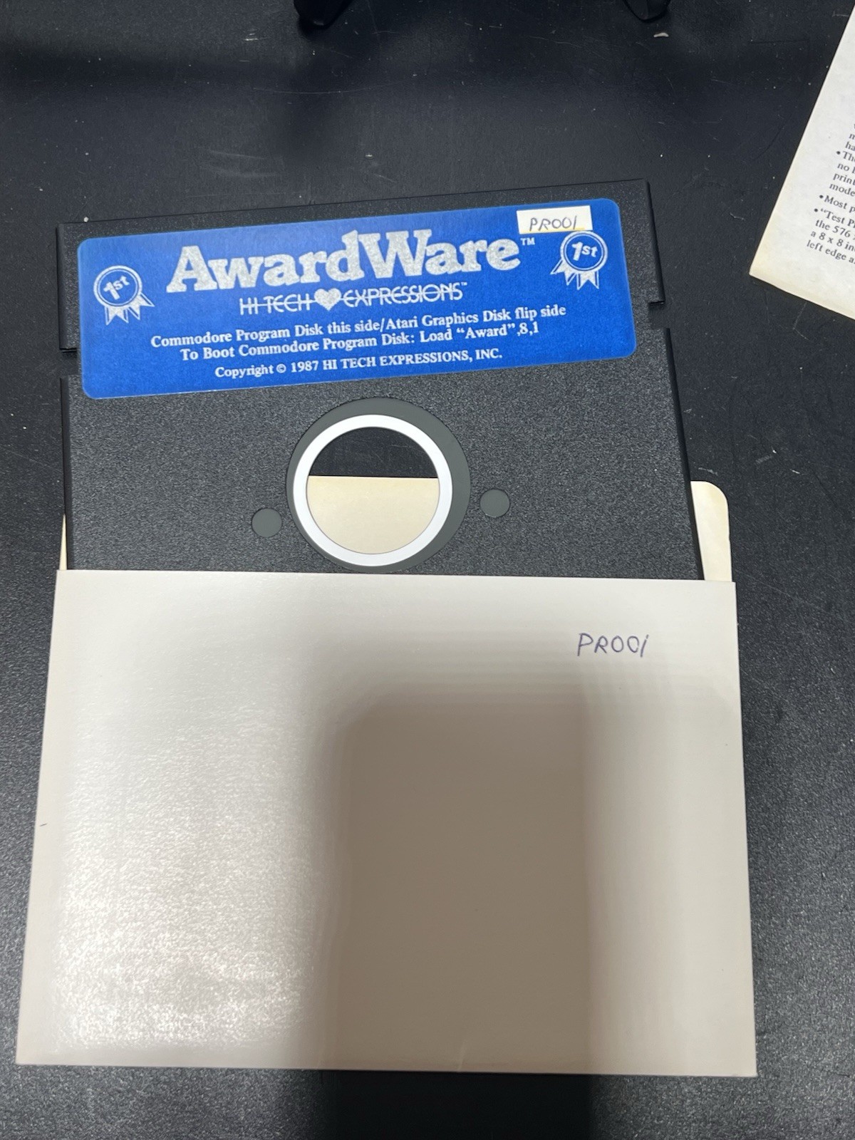 AwardWare-Hi Tech Expressions Commodore 64/128 Software 1986