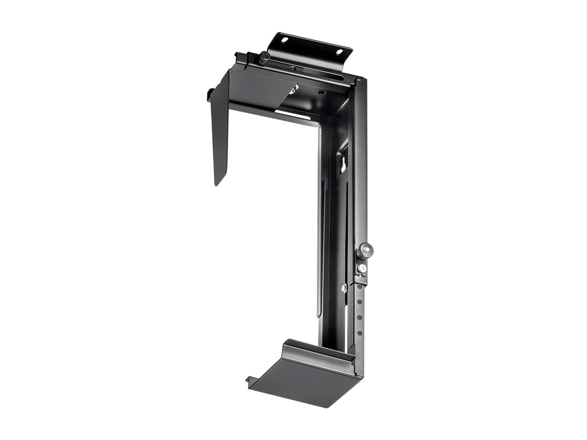 Monoprice Computer Case CPU Tower Holder, Adjustable Under Desk Mount, Rotating