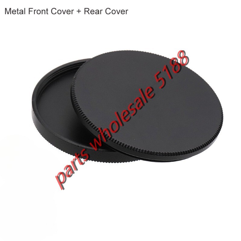 Metal 37/46mm-95mm Screw-in Front Rear Cap Sets for Universal Nikon Lens Filter