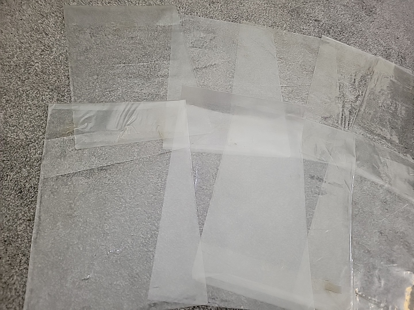 9 Comic Book Resealable Sleeves - Used