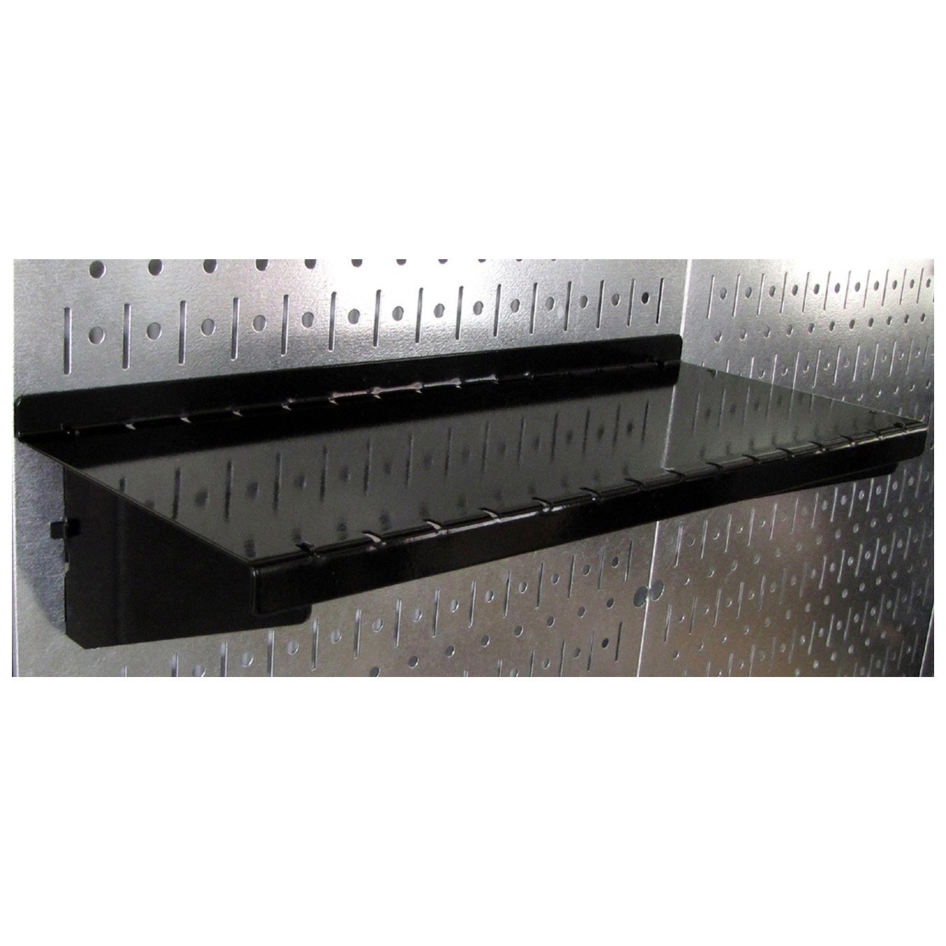 Wall Control 16x6 Shelf Assembly Black Metal Pegboard Organizer USA NEW