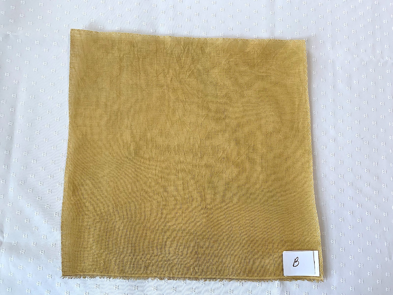 NEW cut of 40 ct.  R & R  Fabrics "GOLDFINCH" linen for x-Stitch   15-1/2" x 18"
