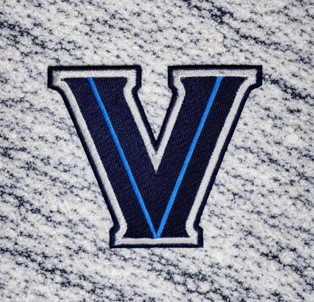 VILLANOVA WILDCATS NCAA EMBROIDERED IRON ON PATCH 2.5"X2.5" FREE SHIPPING