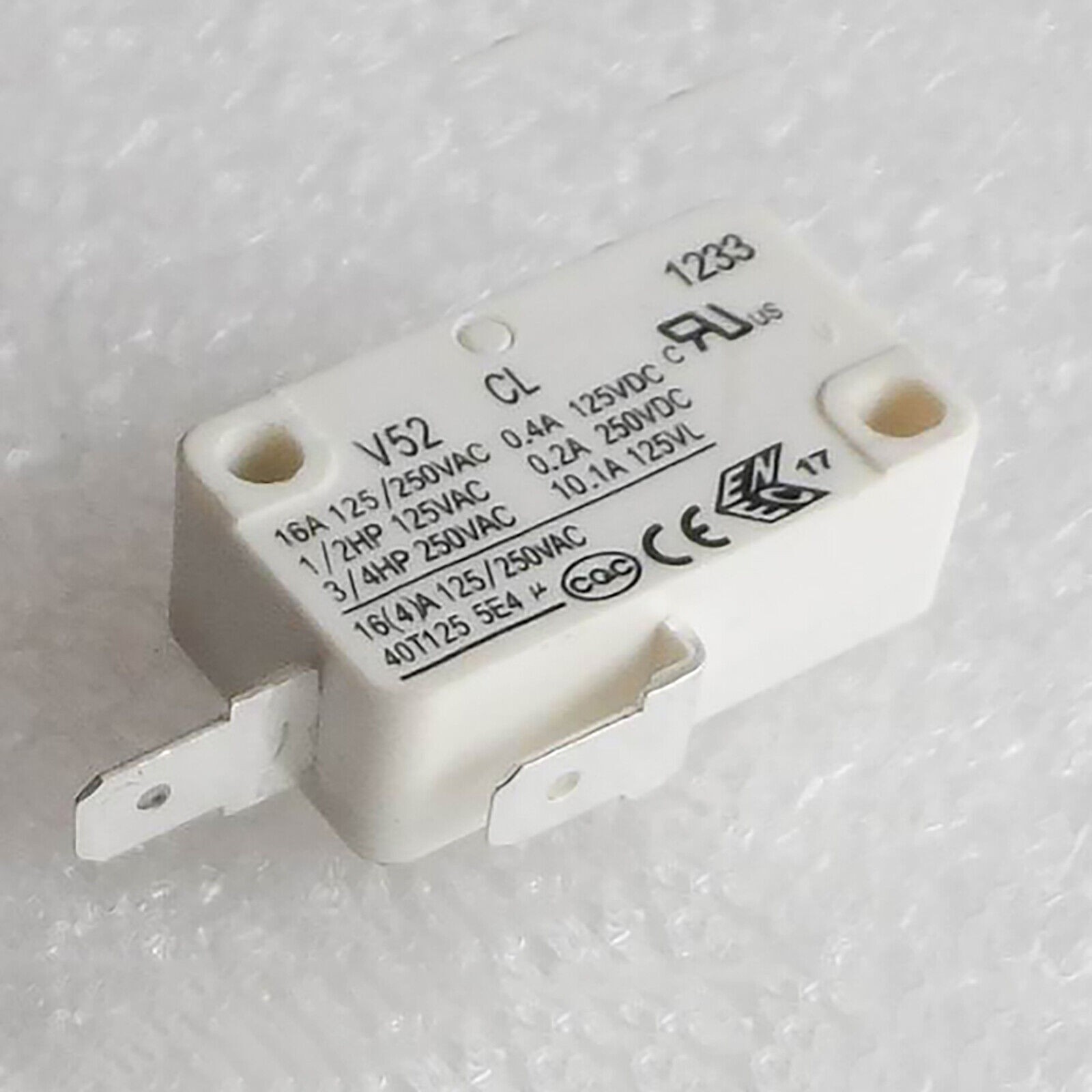 16A Micro Switch for Haier Automatic Pulsator Washing Machine Stop Switch V52