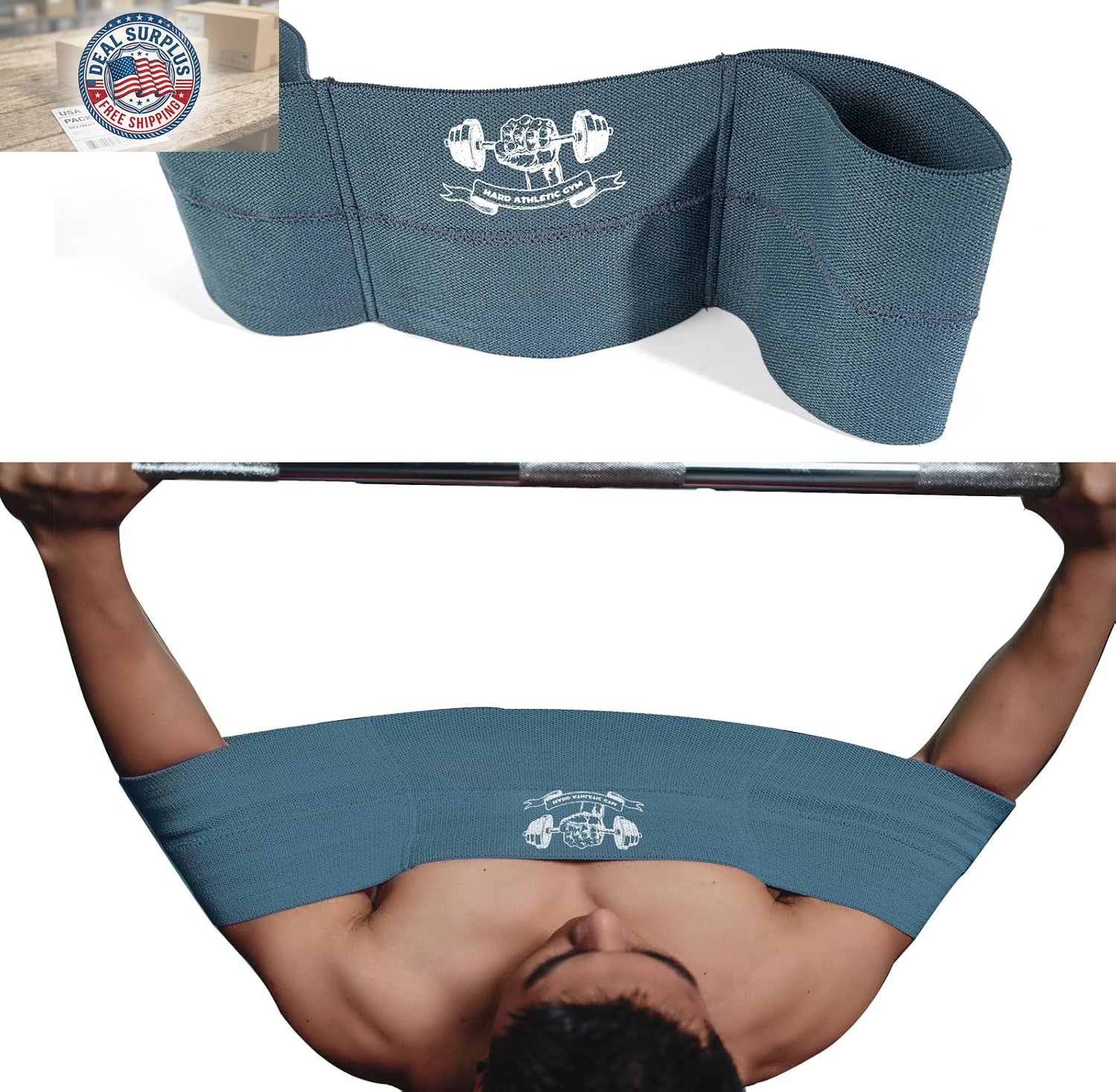 Bench Press Band Sling for Men and Women Power Weight Lifting Fitness Increase S