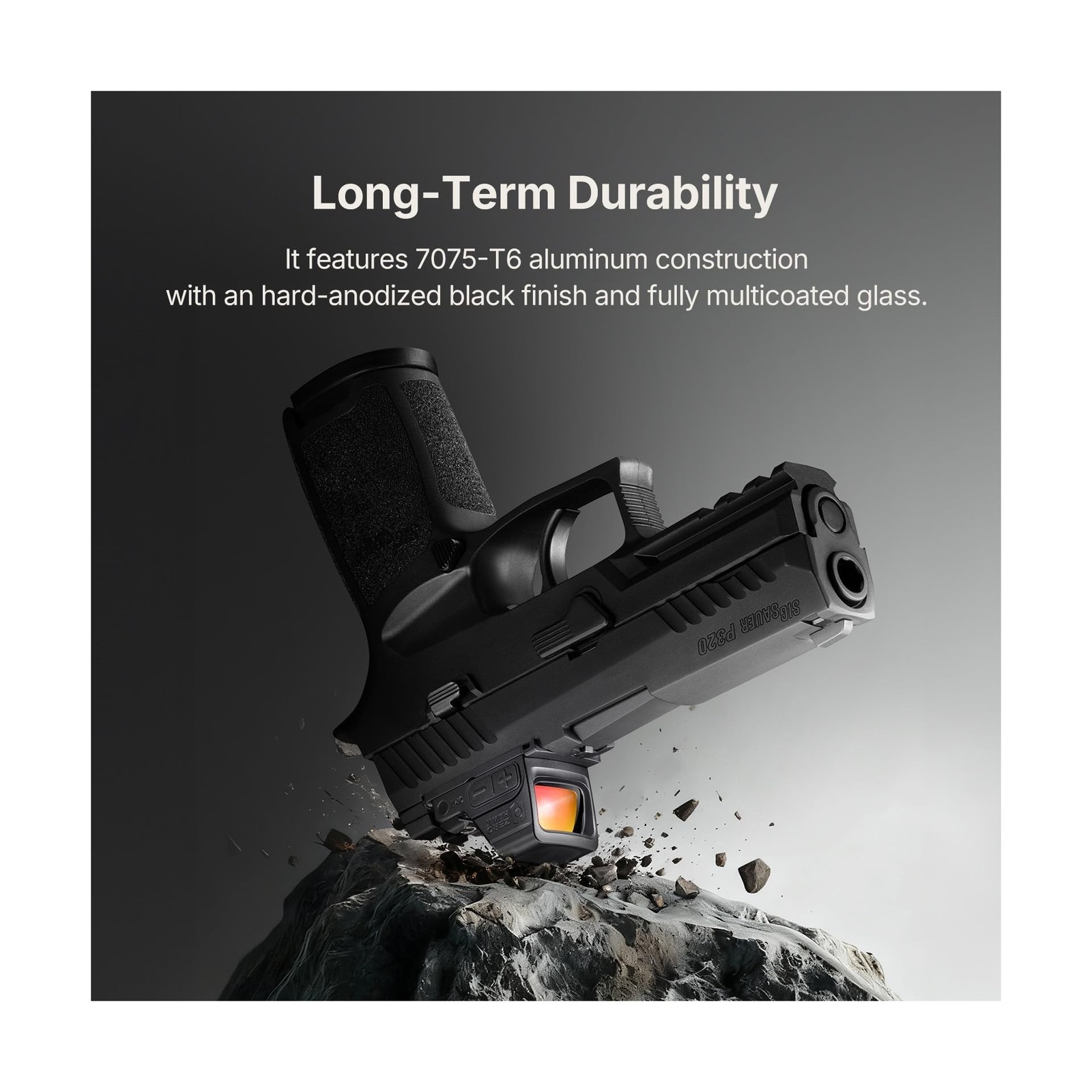 OM1 Red Dot Sight, 2 & 32 MOA Multi Reticle System Micro Reflex Sight f...