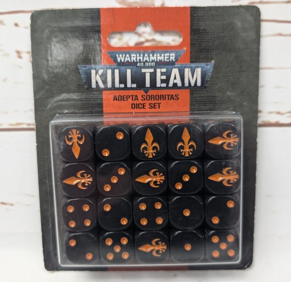 Warhammer 40k Kill Team Adepta Sororitas Dice Set New Sealed GW