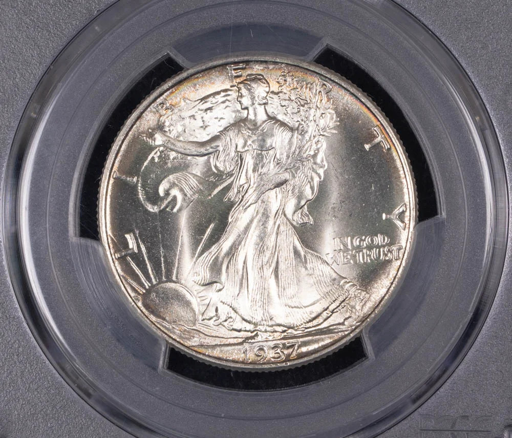 1937 P Half Dollars Liberty Walking PCGS MS-65