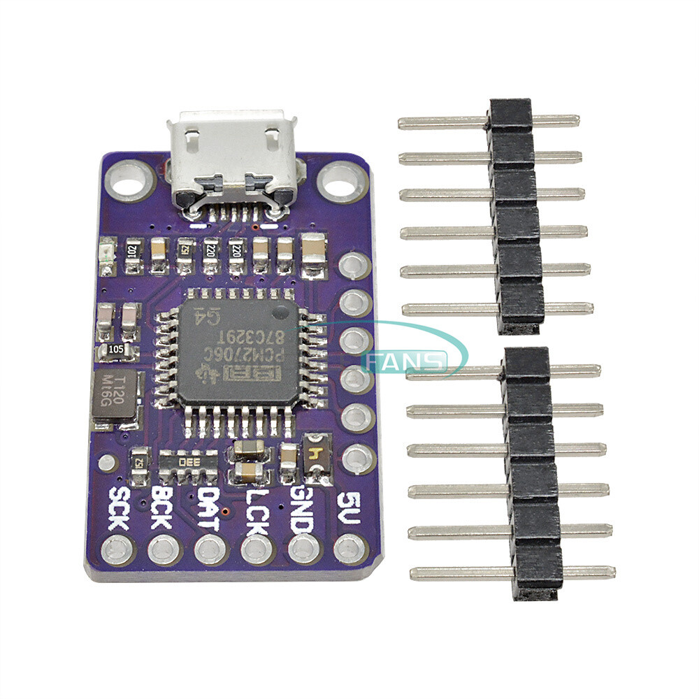 USB TO I2S IIS PCM2706 Gesture Recognition Sensor Decoder Connector Board Module