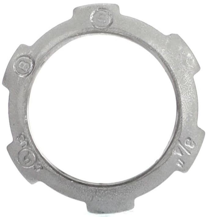 Thomas & Betts 142-SST, 3/4", 304 Stainless Steel, Rigid Conduit Locknut, 1 pc