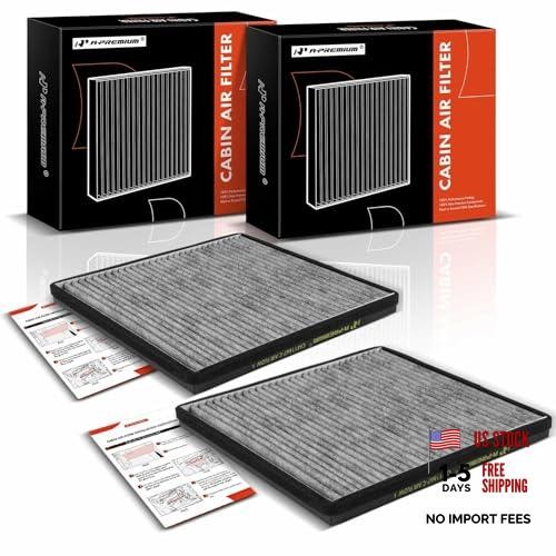 2-Pack Cabin Air Filter with Activated Carbon | Compatible with Chevrolet