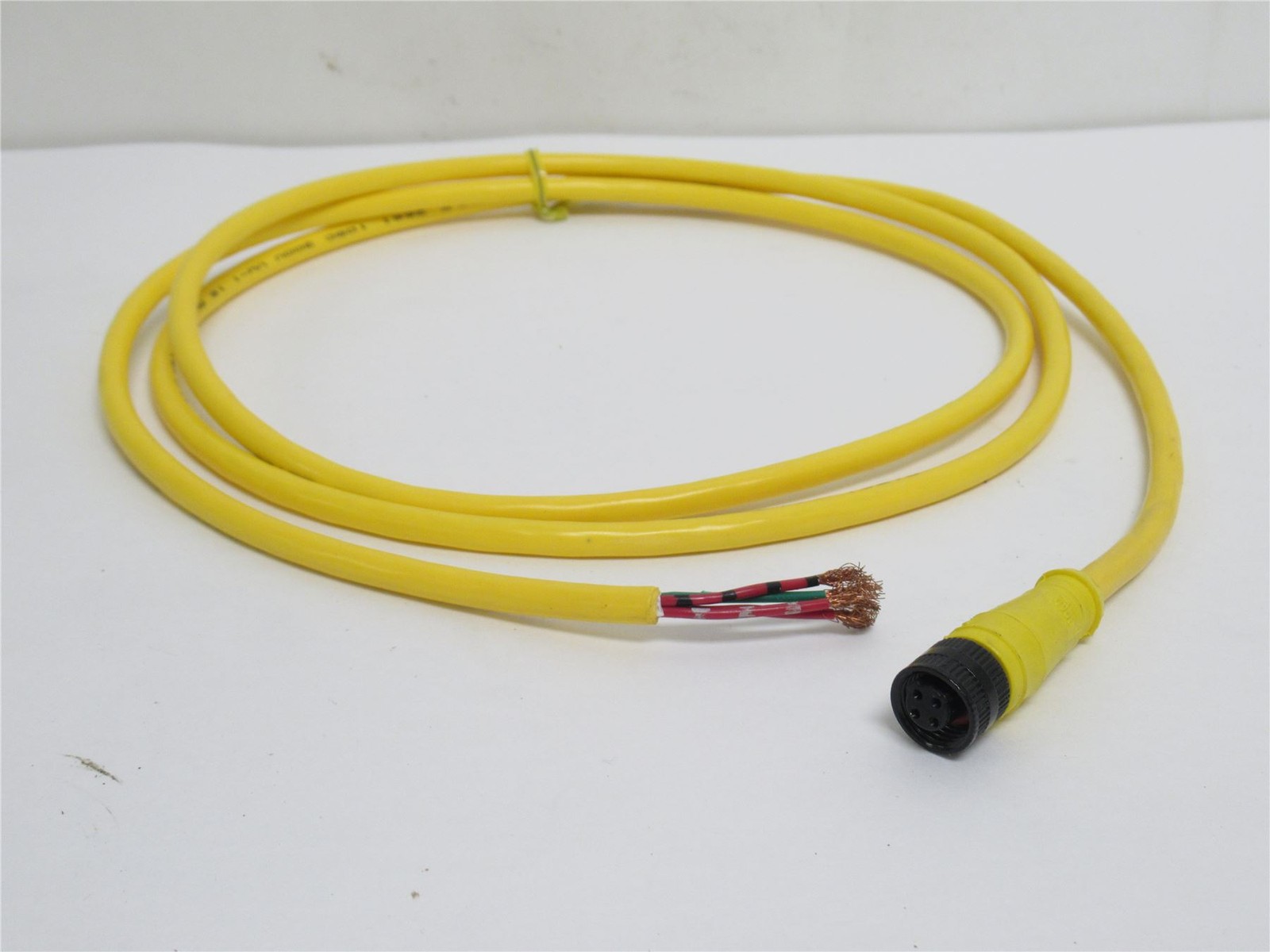 235018 Old-Stock; Woodhead 1200720334 Single-Ended Cordset; 4 Pole; 600V. 4 Amp