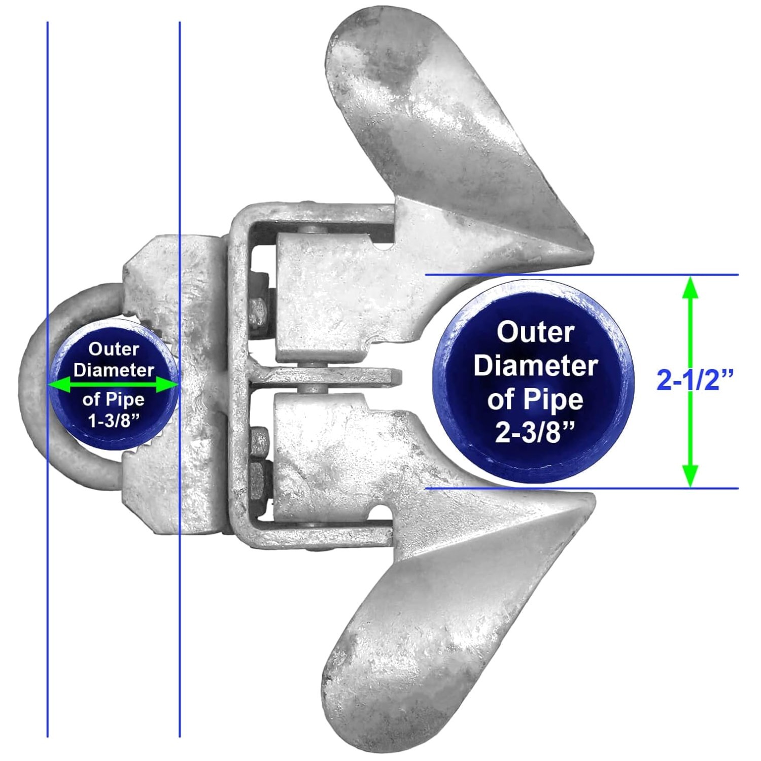 Secure Chain Link Gate Latch - Easy Install