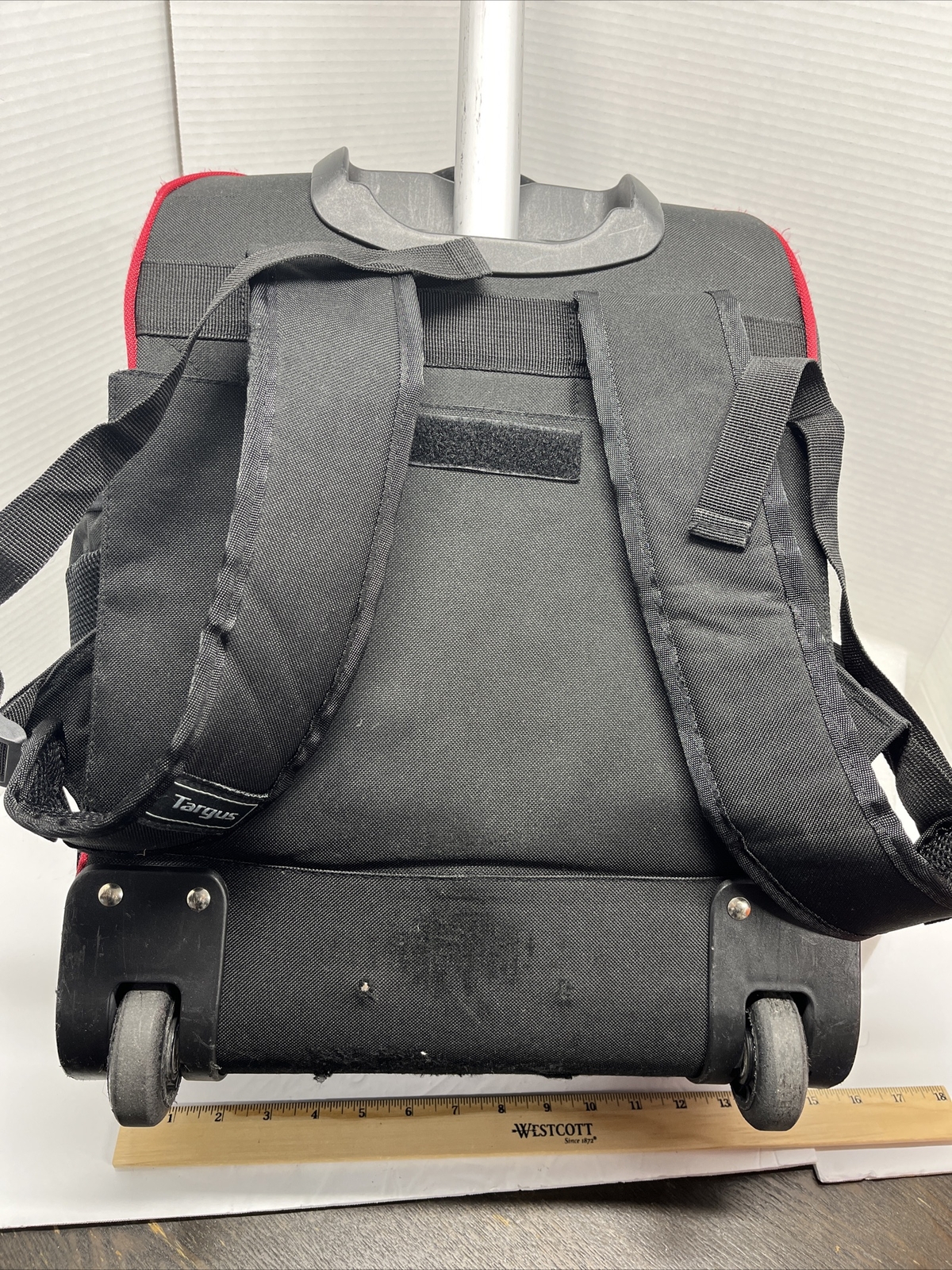Targus Compact Rolling Laptop Backpack Black