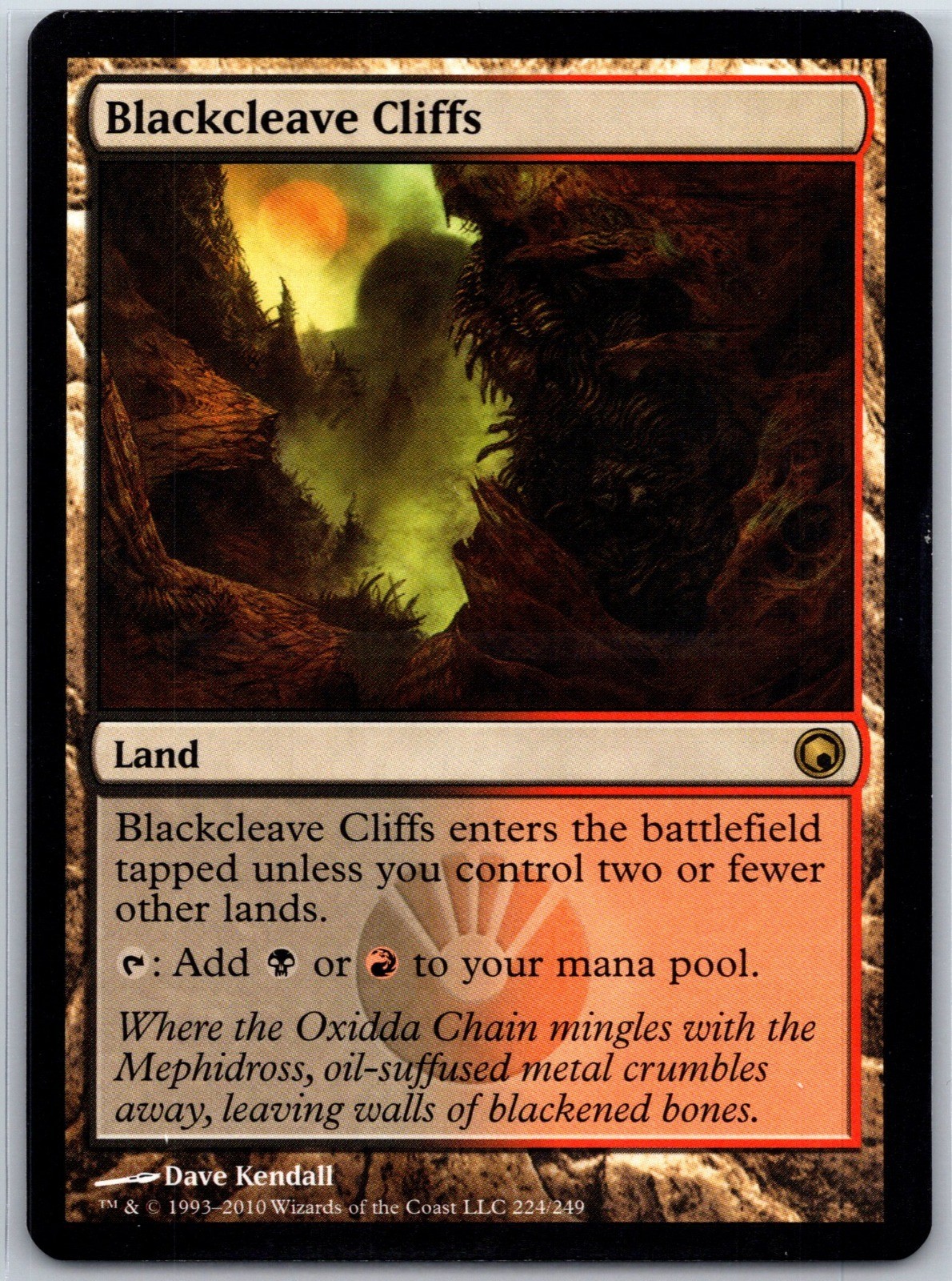 Blackcleave Cliffs R Scars of Mirrodin 224 NM