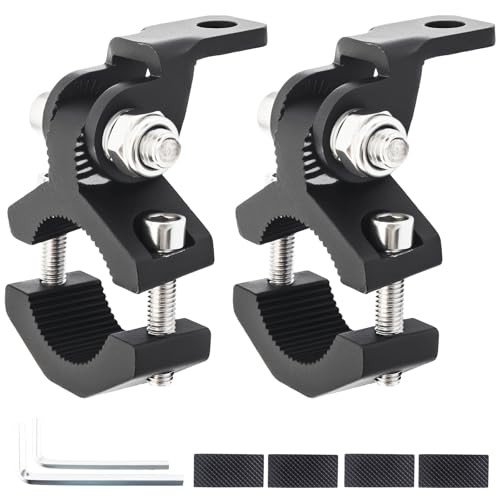 Windance 2pcs Light Bar Mount Bracket Front Fork Fog Light Spotlight Small