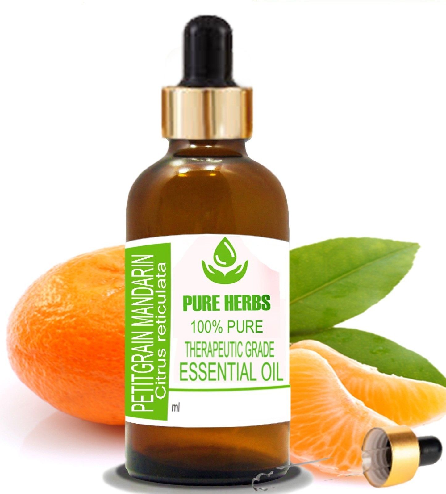 Pure Herbs Petitgrain Mandarin 100% pure Citrus Aurantium Essential Oil PG497