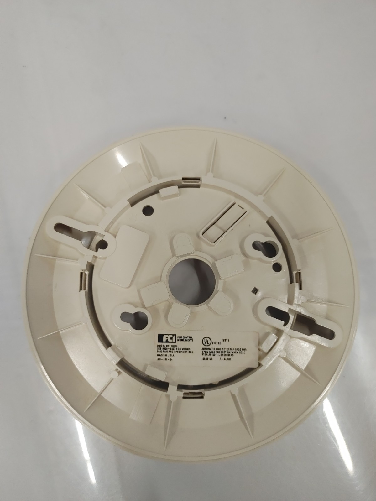 FCI 301BL Plug in Detector Base