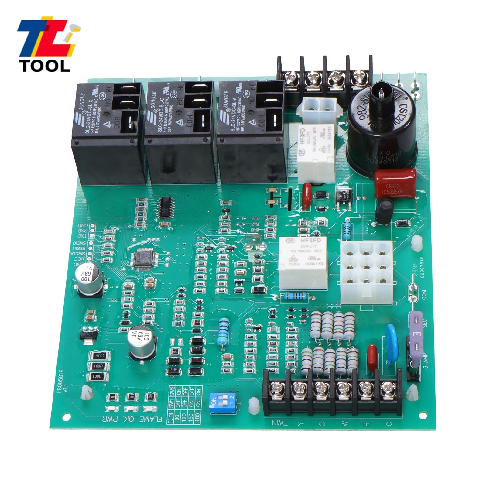 ICM292 Furnace Control Board Ignition Control Circuit Board 62-24140-02 62-24140