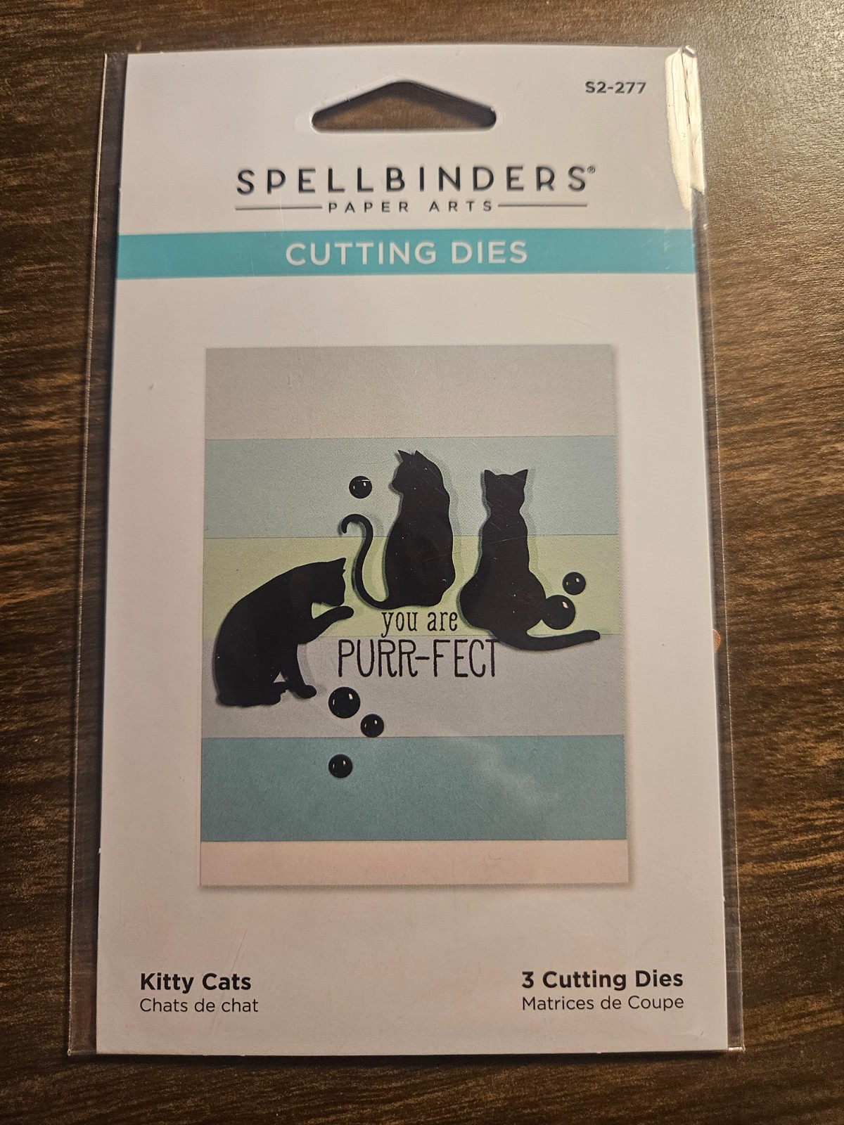 Spellbinders Shapeabilities Set of 3 Cutting Dies Kitty Cats S2-277