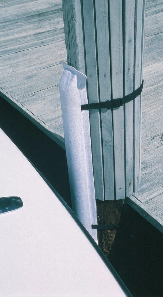 Taylor Made Medium Removable Post Bumper, White, 4-1/2"W x 3'H, #RPB3.30