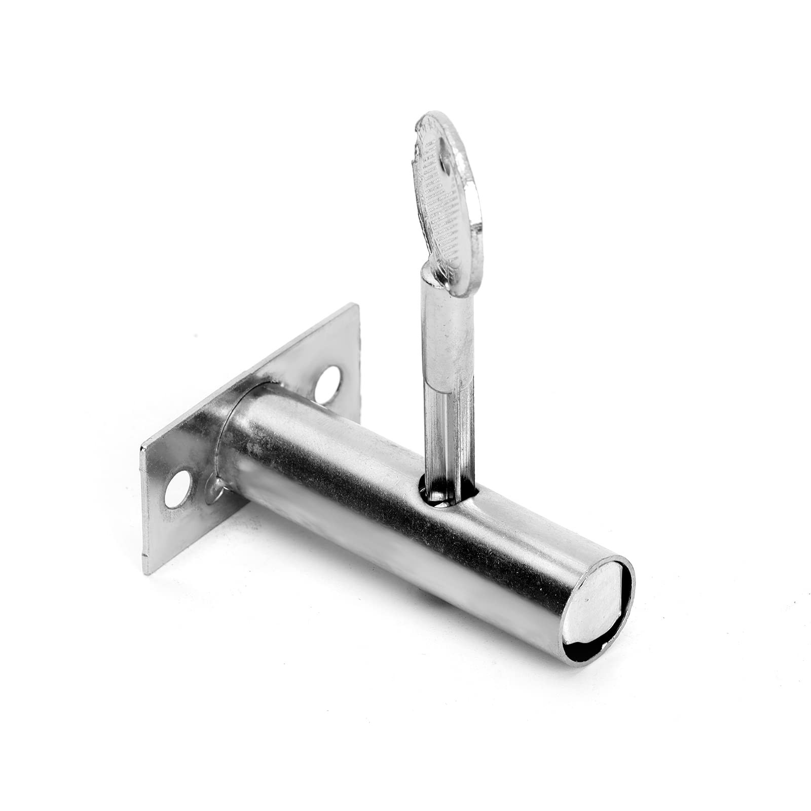 2 Set Hidden Manager Tubewell Key Mortise Lock Stainless Steel with Key and S...