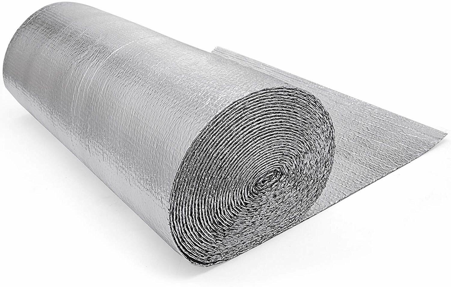 Reflective Foil Insulation Roll Double Bubble Green Energy Reflectix 4x5