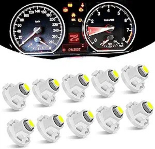Pack-10 T4.2 LED Instrument Lamp, 12V IP65 Waterproof Fast Response Ultra-bright